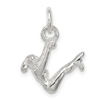 Sterling Silver Gymnast Charm