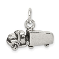 Sterling Silver Antiqued Truck Charm