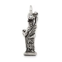 Sterling Silver Antiqued Statue of Liberty Charm