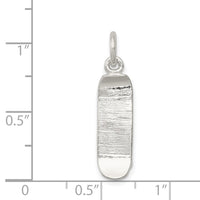 Sterling Silver Skateboard Charm