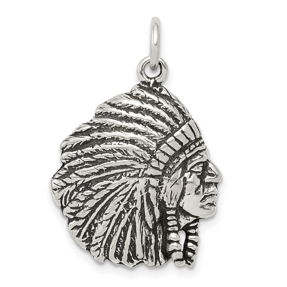 Sterling Silver Antiqued Man Charm