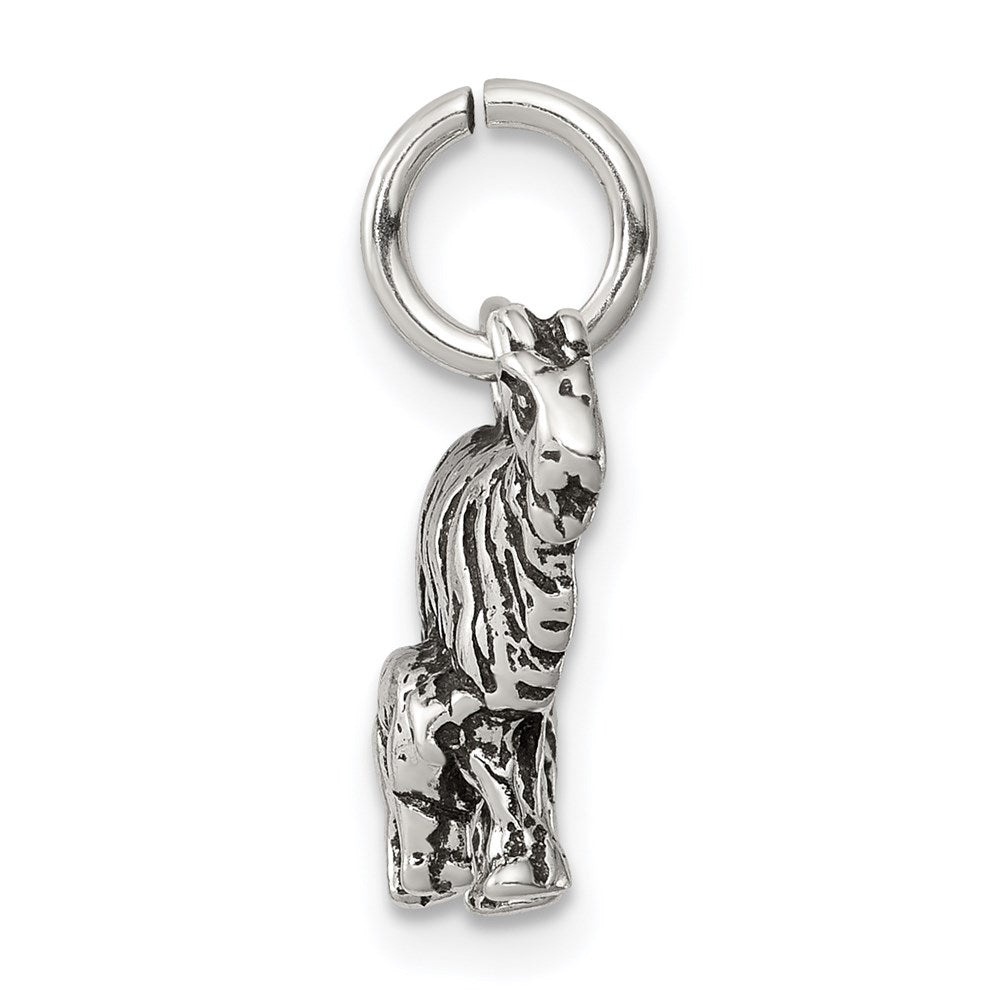 Sterling Silver Antiqued Goat Charm
