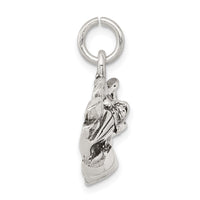 Sterling Silver Antiqued Go Kart Racer Charm