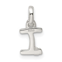 Sterling Silver Letter I with Enamel Pendant