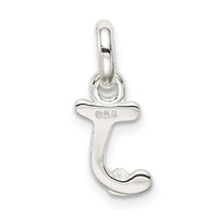 Sterling Silver Letter J with Enamel Pendant