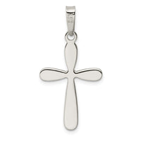 Sterling Silver Polished Latin Cross Pendant