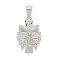Sterling Silver Polished Mini INRI Crucifix Pendant
