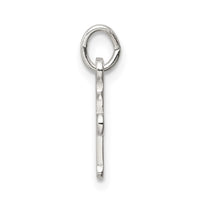 Sterling Silver Polished Cross Charm