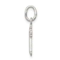 Sterling Silver Polished Cross Charm