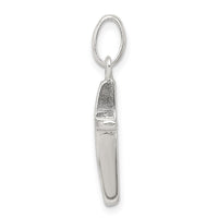 Sterling Silver Polished Cross Charm