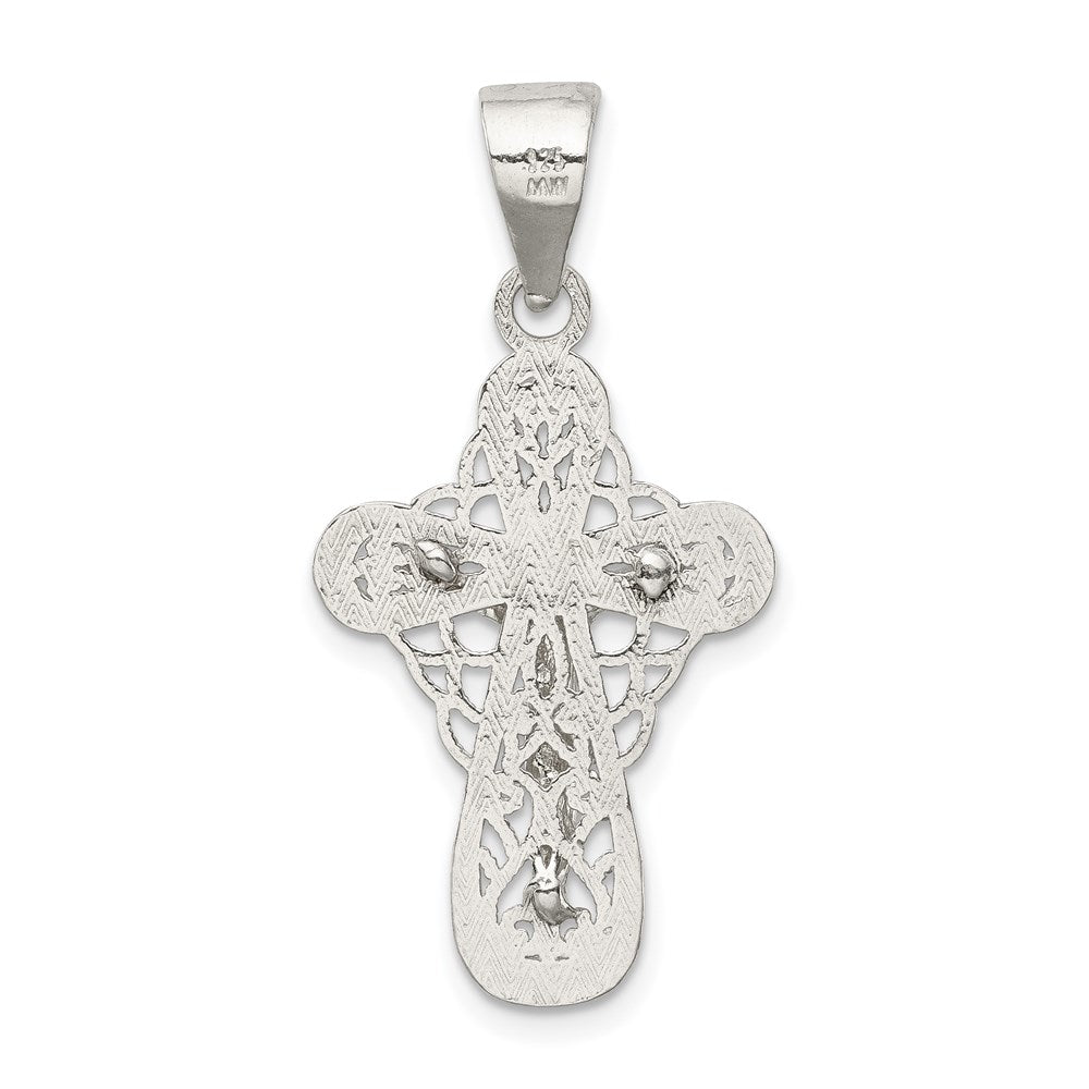 Sterling Silver Polished Small Crucifix Pendant