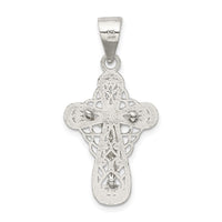 Sterling Silver Polished Small Crucifix Pendant
