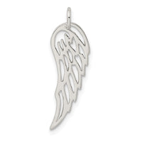 Sterling Silver Polished Angel Wing Charm