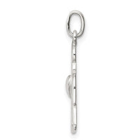 Sterling Silver Polished Angel w/ Heart Charm