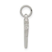 Sterling Silver Polished Chai Life Symbol Charm