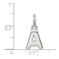 Sterling Silver Letter A Initial Charm