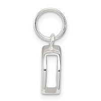 Sterling Silver Letter D Initial Charm