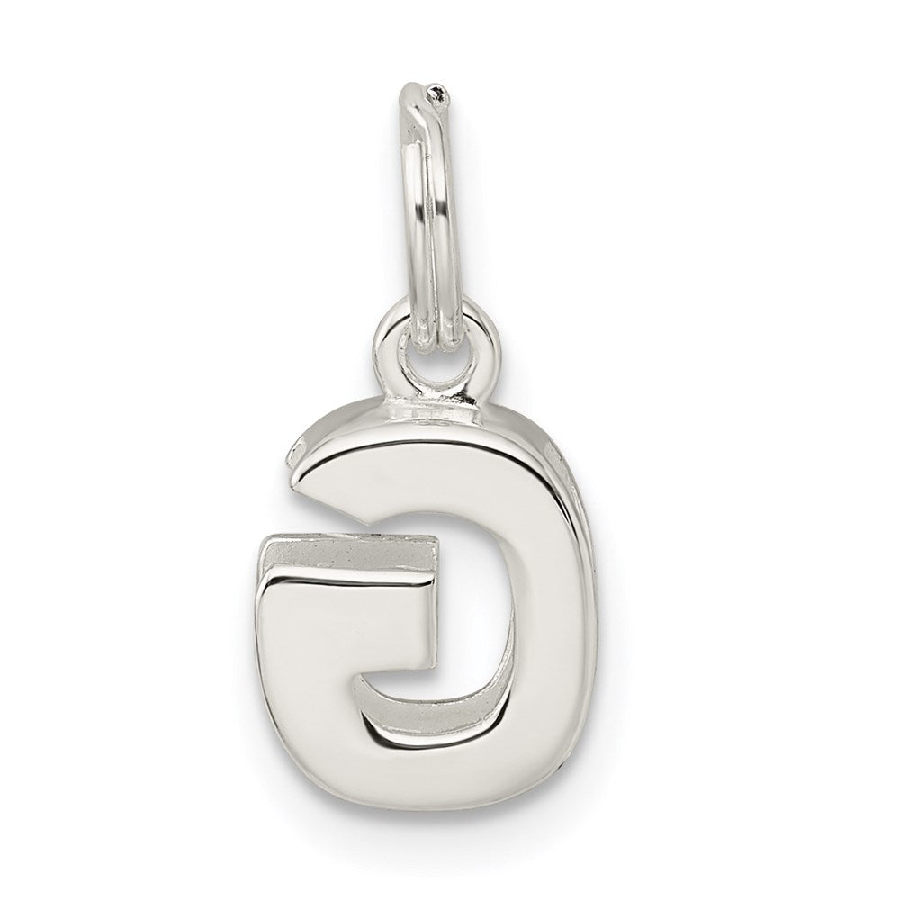 Sterling Silver Letter G Initial Charm
