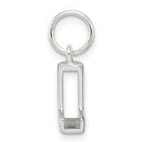 Sterling Silver Letter L Initial Charm