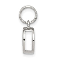 Sterling Silver Letter O Initial Charm