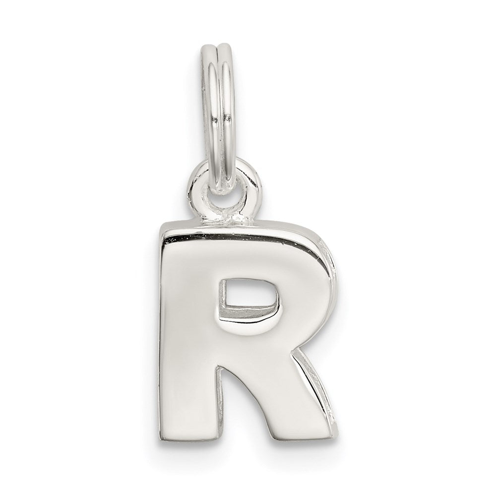 Sterling Silver Letter R Initial Charm