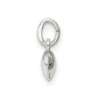 Sterling Silver Polished Puff Heart Charm