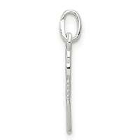 Sterling Silver Polished Feet Pendant