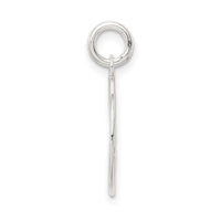 Sterling Silver Polished Basketball Pendant