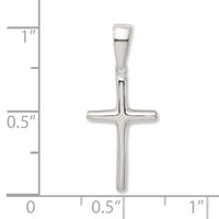 Sterling Silver Polished Cross Pendant