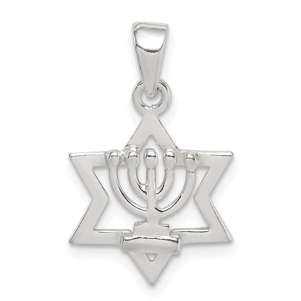 Sterling Silver Star of David Pendant