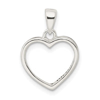Sterling Silver Enamel LOVE YOU MOM Heart Pendant