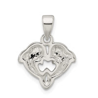 Sterling Silver Polished Dolphin Pendant