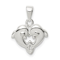 Sterling Silver Polished Dolphin Pendant