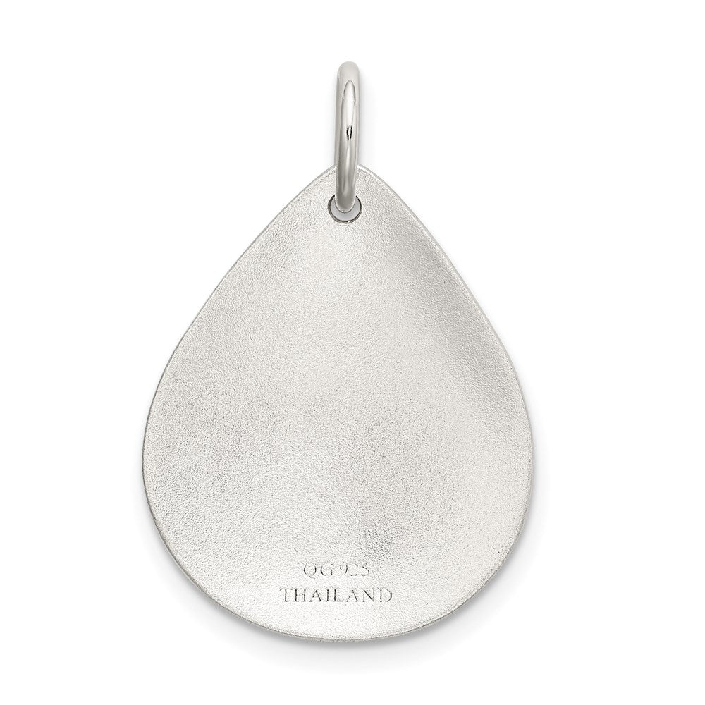 Sterling Silver Gold-plated Turtle Brushed Pendant
