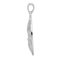Sterling Silver Polished Shells in Circle Pendant