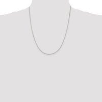 Sterling Silver 1.5mm Beveled Oval Cable Chain