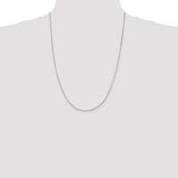 Sterling Silver 1.5mm Beveled Oval Cable Chain