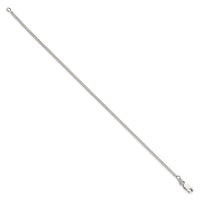 Sterling Silver 1.75mm Curb Chain Anklet