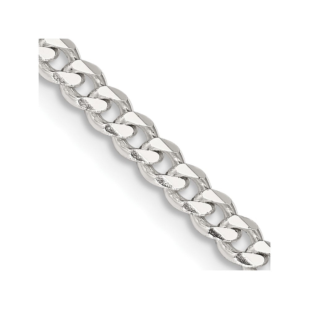 Sterling Silver 3.5mm Curb Chain