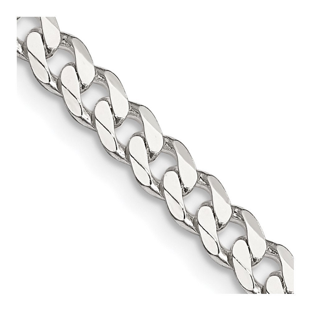 Sterling Silver 4.5mm Curb Chain