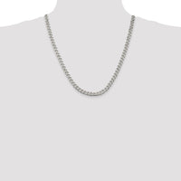 Sterling Silver 6.5mm Curb Chain