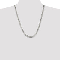 Sterling Silver 6.5mm Curb Chain