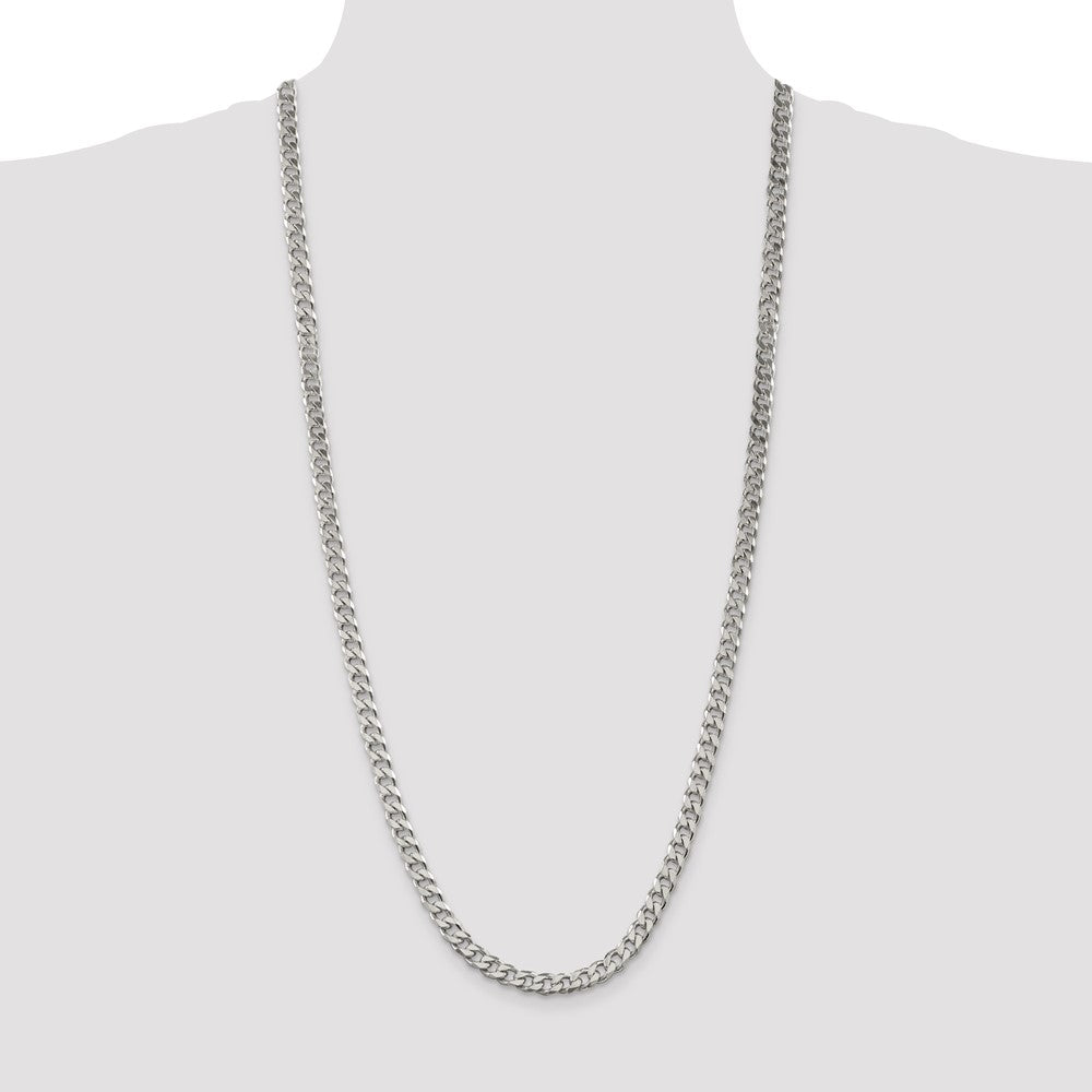 Sterling Silver 6.5mm Curb Chain