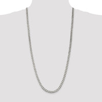Sterling Silver 6.5mm Curb Chain