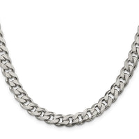 Sterling Silver 8.3mm Curb Chain