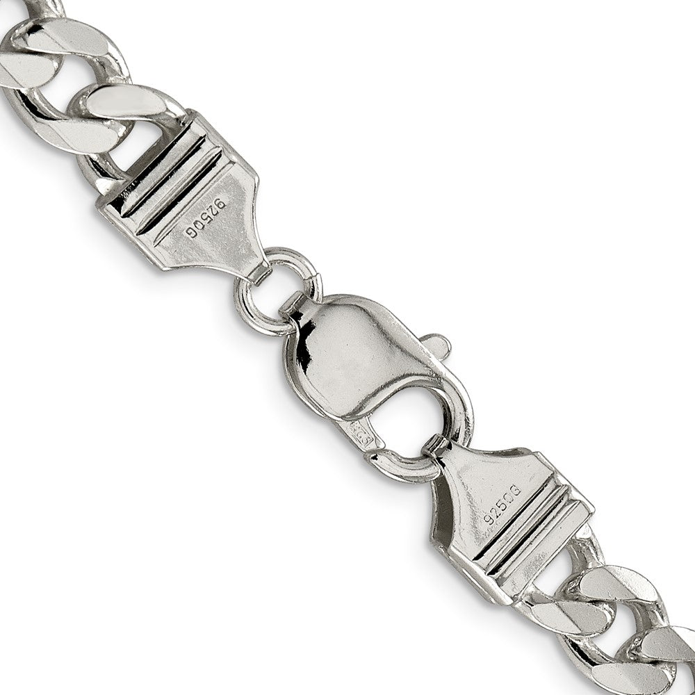 Sterling Silver 8.3mm Curb Chain