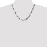 Sterling Silver 8.3mm Curb Chain