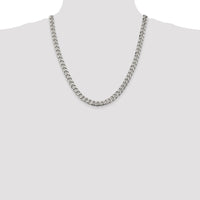 Sterling Silver 8.3mm Curb Chain