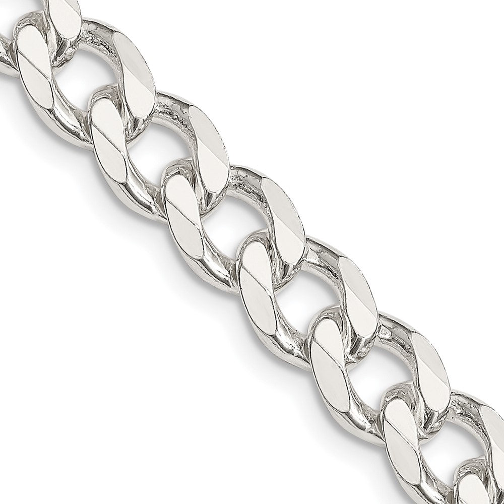 Sterling Silver 8.3mm Curb Chain