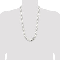 Sterling Silver 13mm Curb Chain